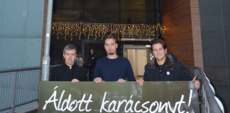 Áldott karácsonyt kívánt a Via Nova az Auparknak