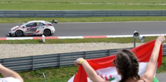 Slovakia Ring – piros-fehér-zöldben