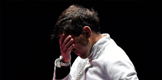 Imre Géza ezüstérmes párbajtőrben