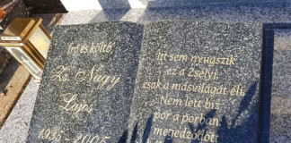 Síremléket avattak Zsélyben Zs. Nagy Lajos költőnknek