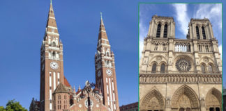 A Notre Dame-i toronyőr a szegedi dómban