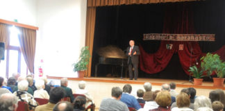 Emlékezés, koszorúzás a kopjafánál