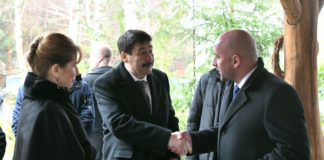 Áder János köztársasági elnökkel emlékeztünk Esterházy Jánosra