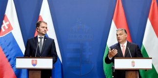 Orbán Viktor és Igor Matovic sajtótájékoztatóha